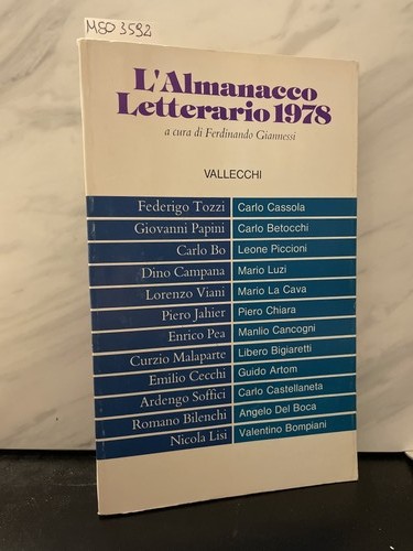 Almanacco letterario 1978 - l'almanacco,